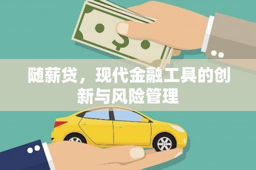 齐河随薪贷，现代金融工具的创新与风险管理