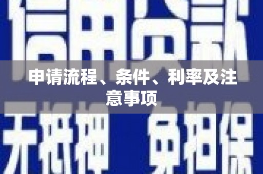 齐河申请流程、条件、利率及注意事项