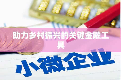齐河助力乡村振兴的关键金融工具