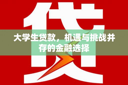 齐河大学生贷款，机遇与挑战并存的金融选择