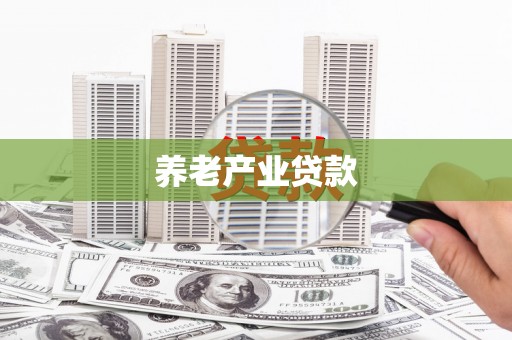 齐河养老产业贷款