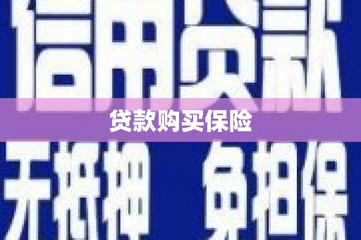 齐河贷款购买保险