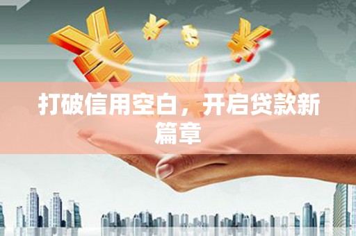 齐河打破信用空白，开启贷款新篇章